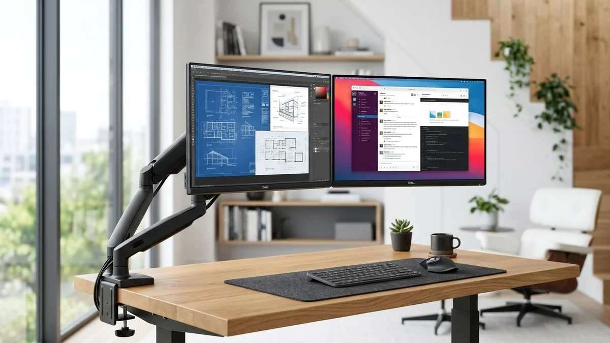 Best Standing Desk for Two Monitors 2026: Stable Under Load