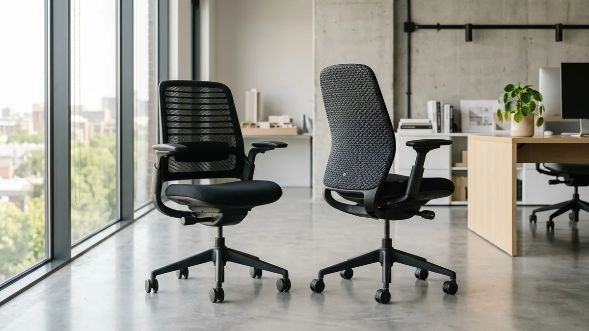 Steelcase Series 1 vs Series 2: Armrests & Cushion Tested - Ergonomic Workstation & Spec Review