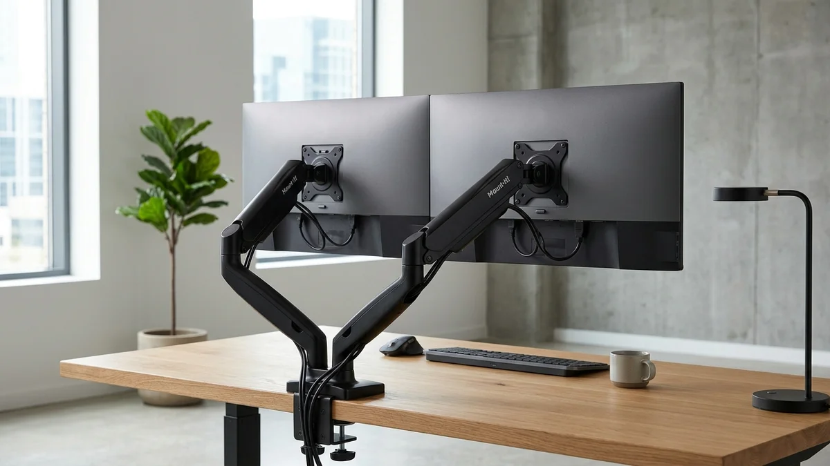 Best Standing Desk for Two Monitors 2026: Stable Under Load