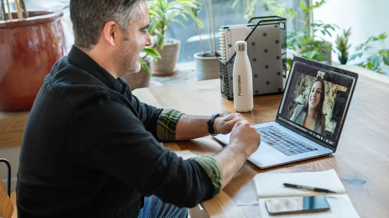 Standing Desk and Ergonomic Chair Workspace