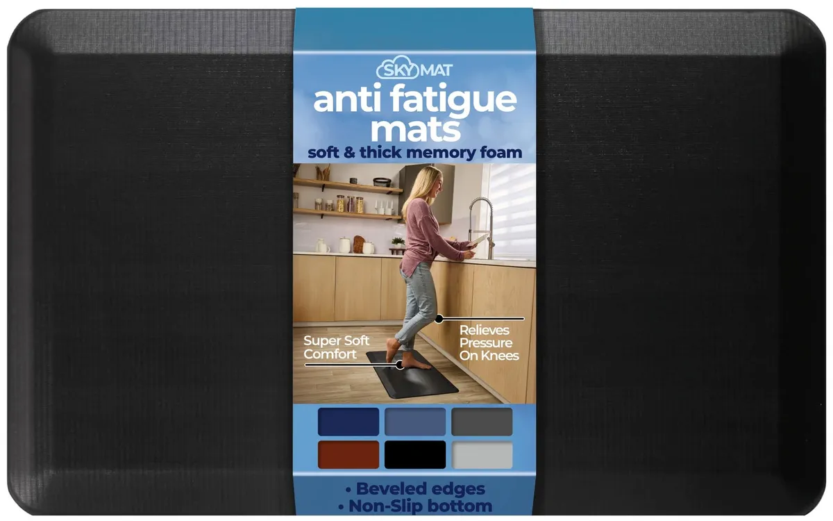 High Density Ergonomic Anti Fatigue Mat Foam Compression Testing Under Point Loads
