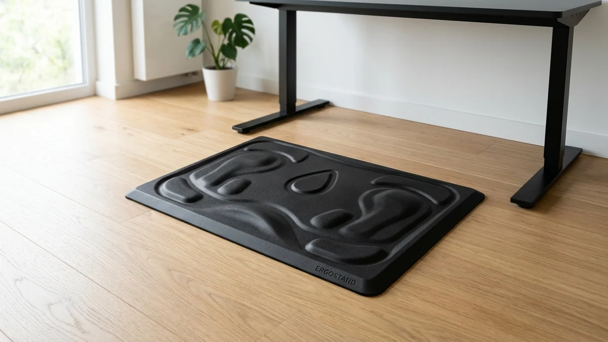 Ergonomic High Density Equipment Mat Under Standing Desk