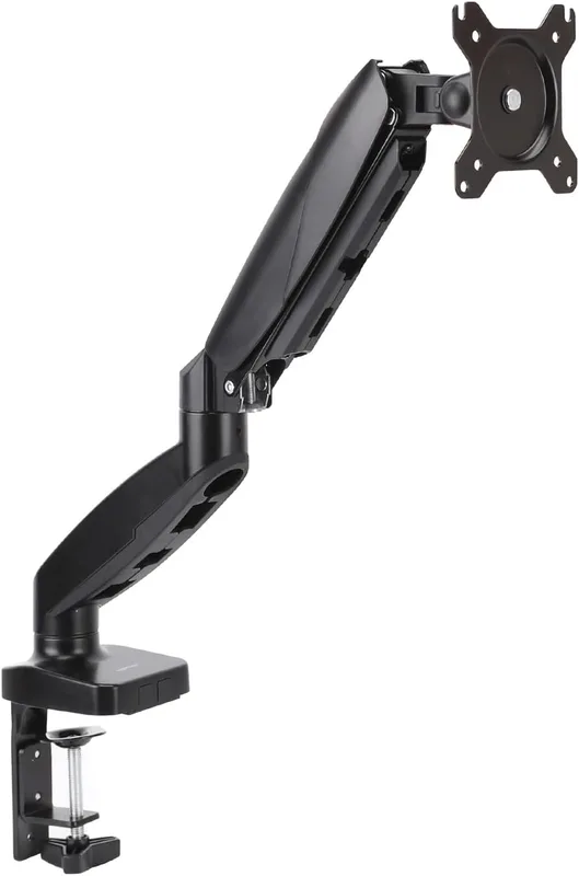 Amazon Basics single monitor arm desk mount, black