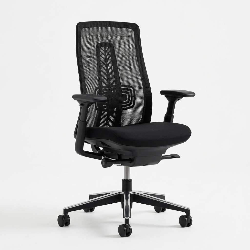 Haworth Fern ergonomic office chair with breathable mesh back and central frond stem