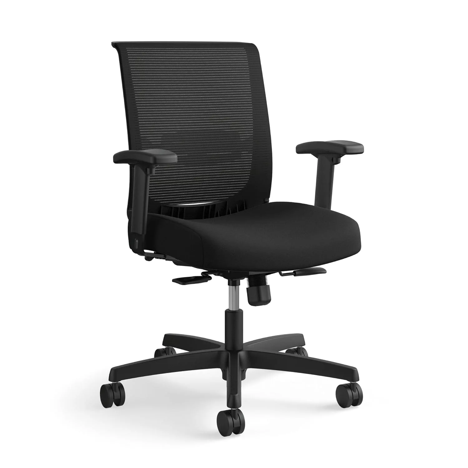 HON Ignition 2.0 ergonomic office chair with synchro-tilt, adjustable lumbar, and 4D armrests